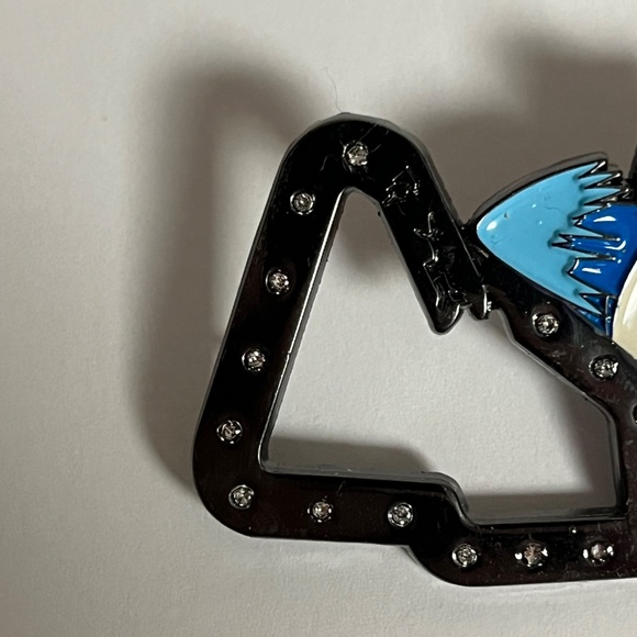 Snorlax Pokemon New Era Frame Hat Pin Pins Streetwear Hats Bag Chrome Studded - Picture 4 of 7